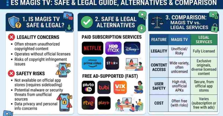 Es Magis TV seguro y legal Guía, alternativas y comparativa.